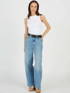 JCC Gürtel & Hosenträger<Damen Ledergürtel schwarz bedruckt