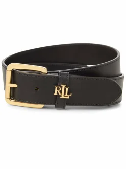 Lauren Ralph Lauren Gürtel<Damen Ledergürtel - Carryover schwarz uni