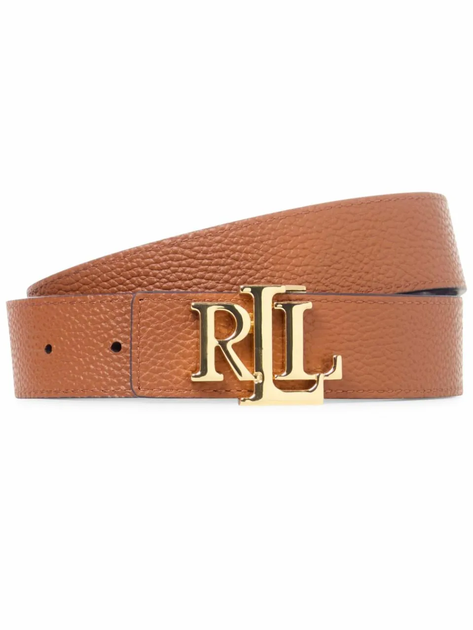 Lauren Ralph Lauren Gürtel<Damen Ledergürtel zum Wenden cognac marine uni