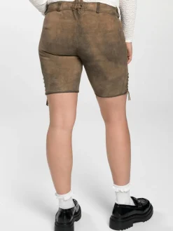 Spieth & Wenksy Hosen<Damen Lederhose - Portal braun meliert