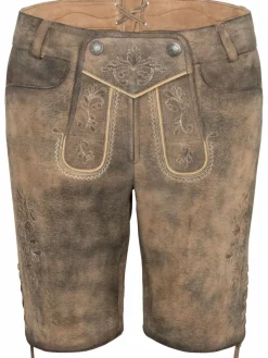 Spieth & Wenksy Hosen<Damen Lederhose - Portal braun meliert