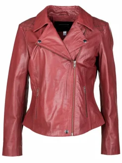 Damen JCC Jacken & Westen>Damen Lederjacke