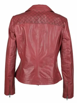 Damen JCC Jacken & Westen>Damen Lederjacke
