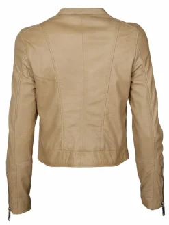 Maze Jacken & Westen<Damen Lederjacke beige uni