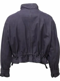 Maze Jacken & Westen<Damen Lederjacke blau uni