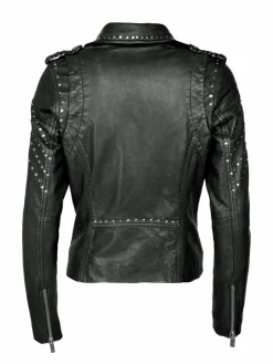 Maze Jacken & Westen<Damen Lederjacke schwarz uni