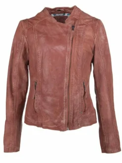 Damen Mustang Jacken & Westen>Damen Lederjacke