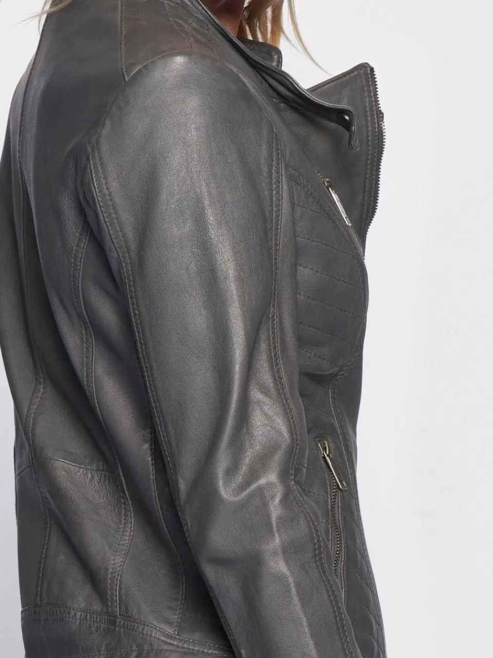 Damen Maze Jacken & Westen>Damen Lederjacke