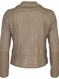 Maze Jacken & Westen<Damen Lederjacke taupe uni