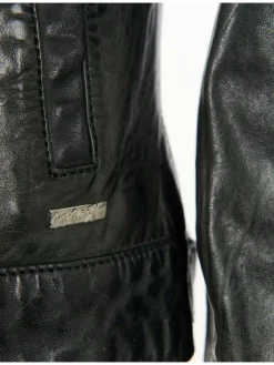 Maze Jacken & Westen<Damen Lederjacke schwarz uni