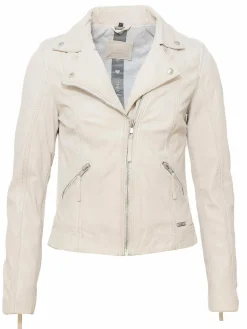 Mustang Jacken & Westen<Damen Lederjacke beige uni