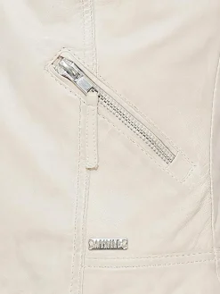 Mustang Jacken & Westen<Damen Lederjacke beige uni