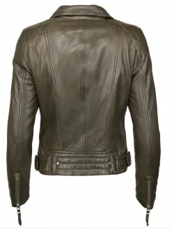 Mustang Jacken & Westen<Damen Lederjacke oliv uni