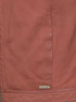 Maze Jacken & Westen<Damen Lederjacke rosa uni