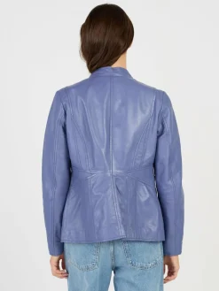 JCC Jacken & Westen<Damen Lederjacke lila uni