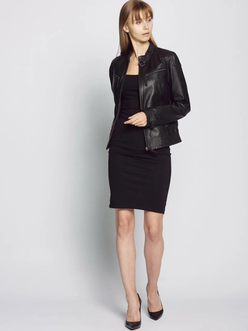 Damen Mustang Jacken & Westen>Damen Lederjacke