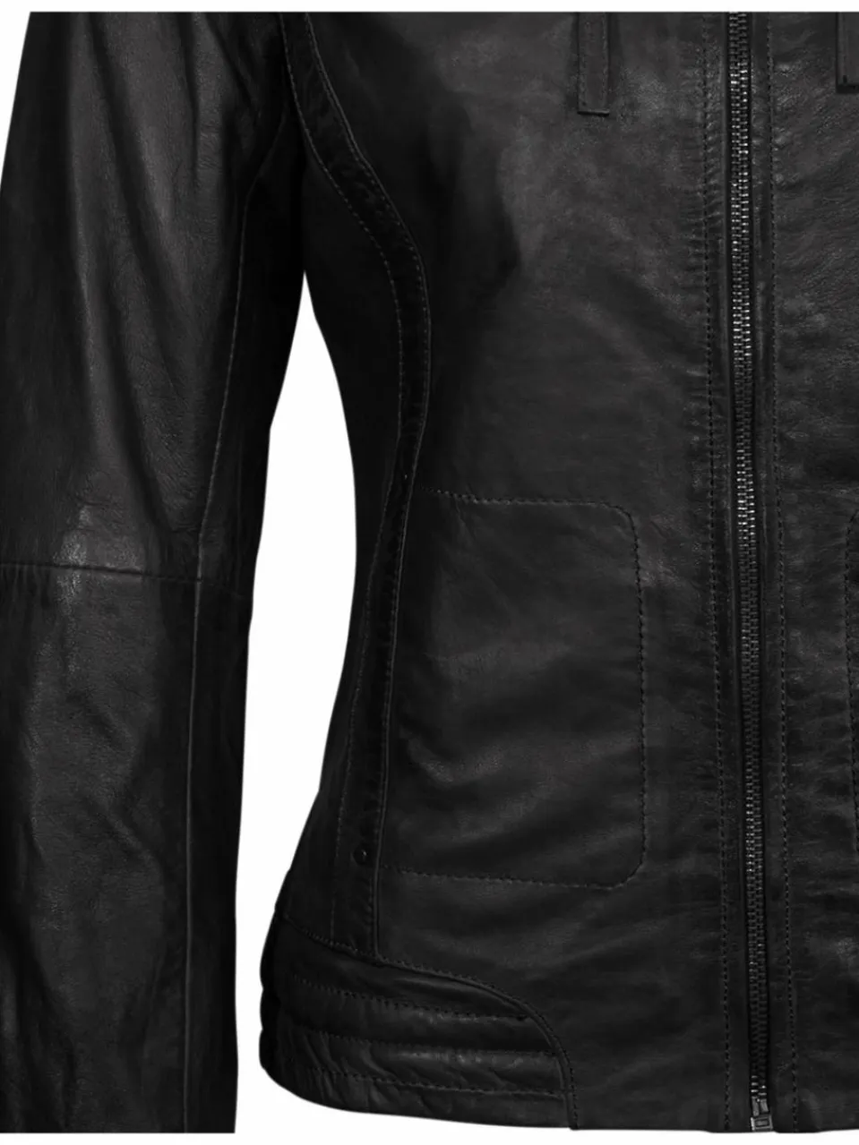 Damen Mustang Jacken & Westen>Damen Lederjacke