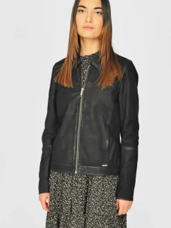 Damen Maze Jacken & Westen>Damen Lederjacke