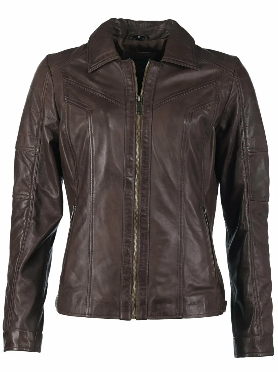 JCC Jacken & Westen<Damen Lederjacke kastanie uni