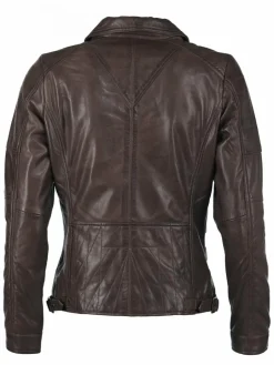 JCC Jacken & Westen<Damen Lederjacke kastanie uni