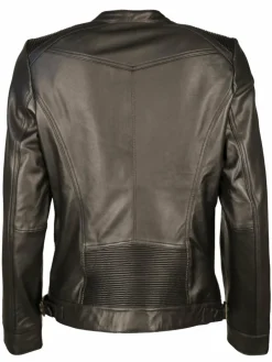 JCC Jacken & Westen<Damen Lederjacke schwarz uni