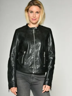 Damen Maze Jacken & Westen>Damen Lederjacke