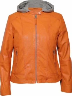 Damen Maze Jacken & Westen>Damen Lederjacke