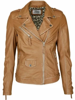 JCC Jacken & Westen<Damen Lederjacke braun uni