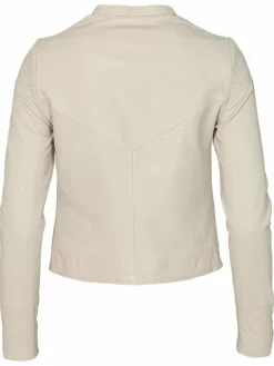 Maze Jacken & Westen<Damen Lederjacke grau uni