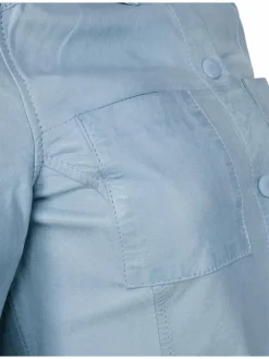 Maze Jacken & Westen<Damen Lederjacke blau uni