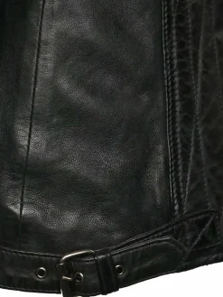 JCC Jacken & Westen<Damen Lederjacke schwarz uni