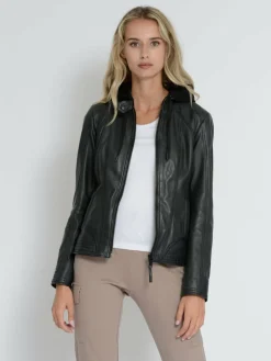 Damen Mustang Blazer>Damen Lederjacke