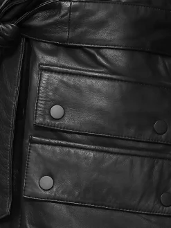 Maze Jacken & Westen<Damen Lederjacke schwarz uni