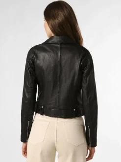 Rino & Pelle Jacken & Westen<Damen Lederjacke - Elora schwarz uni