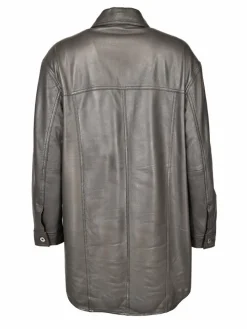 Damen Maze Jacken & Westen>Damen Ledermantel