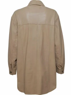 Damen Maze Jacken & Westen>Damen Ledermantel