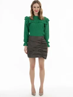 Damen Faina Röcke>Damen Lederrock