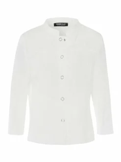 Frank Walder Jacken & Westen<Damen Leichtjacke ecru weiß uni