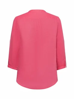 Franco Callegari Blusen<Damen Leinenbluse pink uni