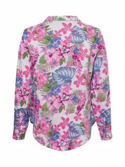 Damen Franco Callegari Blusen>Damen Leinenbluse