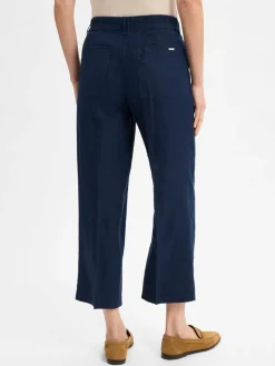 BRAX Hosen<Damen Leinenhose - Maine marine uni