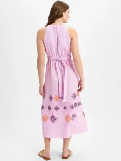 Damen Ipuri Essentials Kleider>Damen Leinenkleid