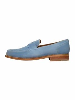 Henry Stevens Slipper<Damen Loafer – Amelia PL hellblau uni