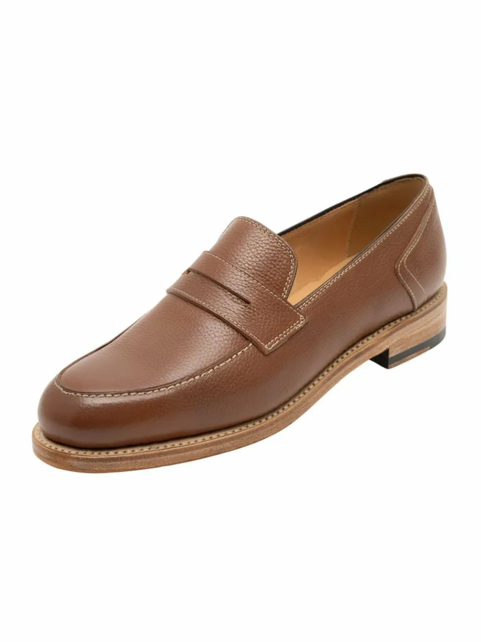 Henry Stevens Slipper<Damen Loafer – Lee PL braun uni