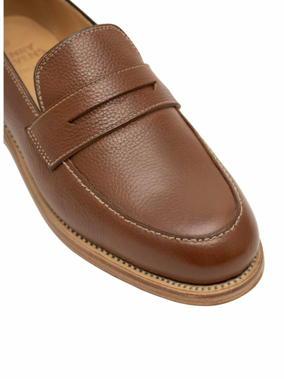 Henry Stevens Slipper<Damen Loafer – Lee PL braun uni