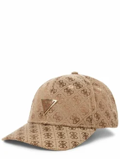 GUESS Mützen & Hüte<Damen Logo-Cap camel gemustert
