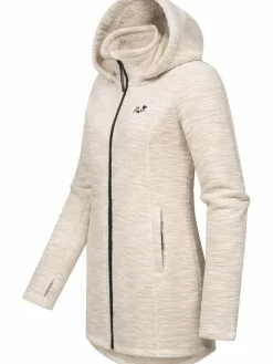 Ragwear Sweatshirts & Sweatjacken<Damen Longstrickjacke - Leysha Melange taupe meliert