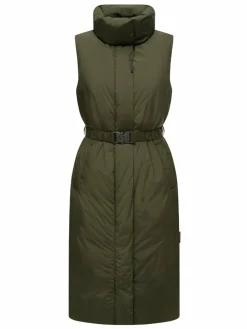 Navahoo Jacken & Westen<Damen Longweste - Abendlied XIV oliv uni