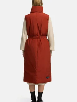 Navahoo Jacken & Westen<Damen Longweste - Abendlied XIV terra uni