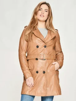 Maze Jacken & Westen<Damen Mantel camel uni